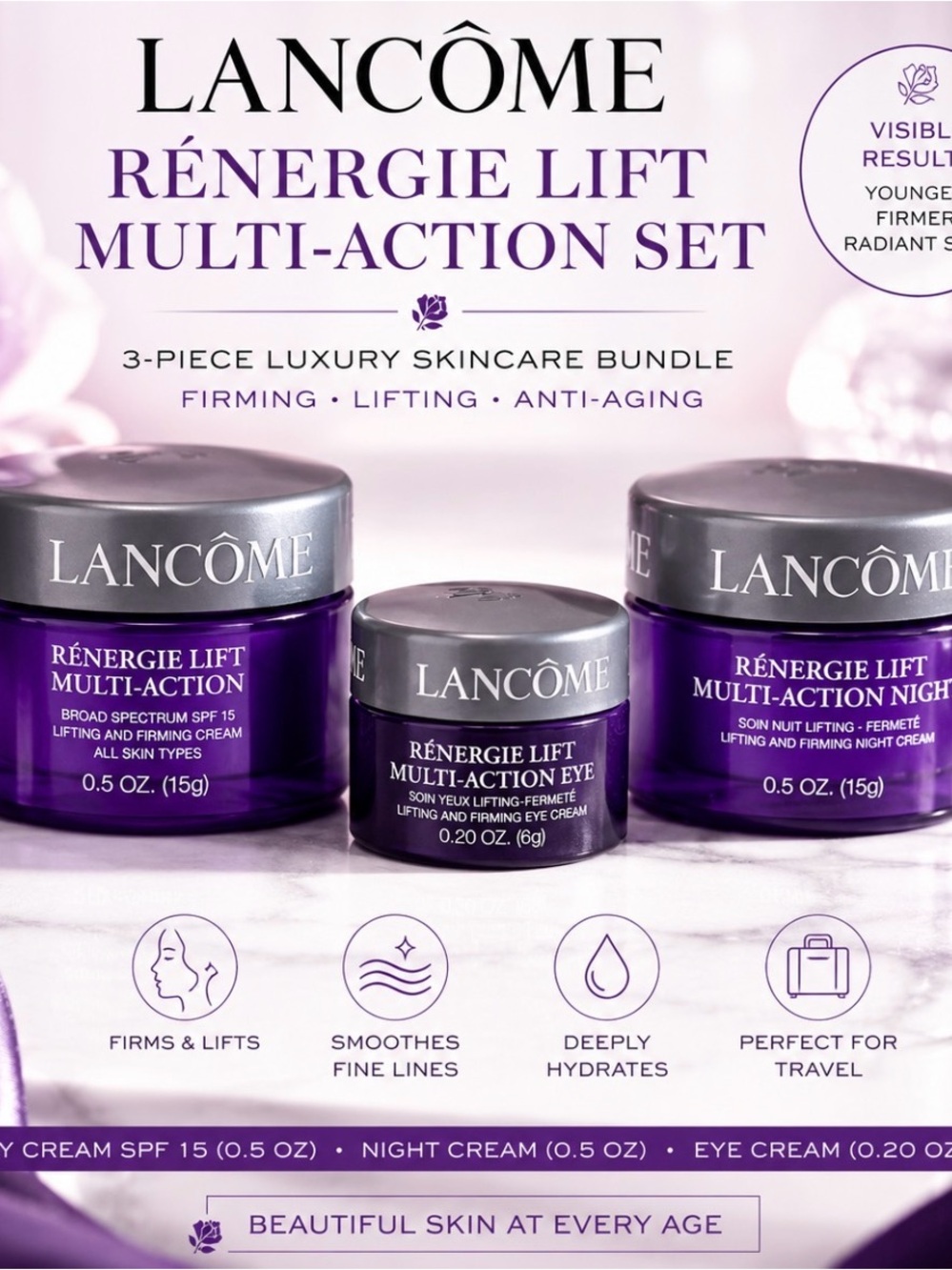 Lancôme Rénergie Lift Multi-Action Skincare Trio